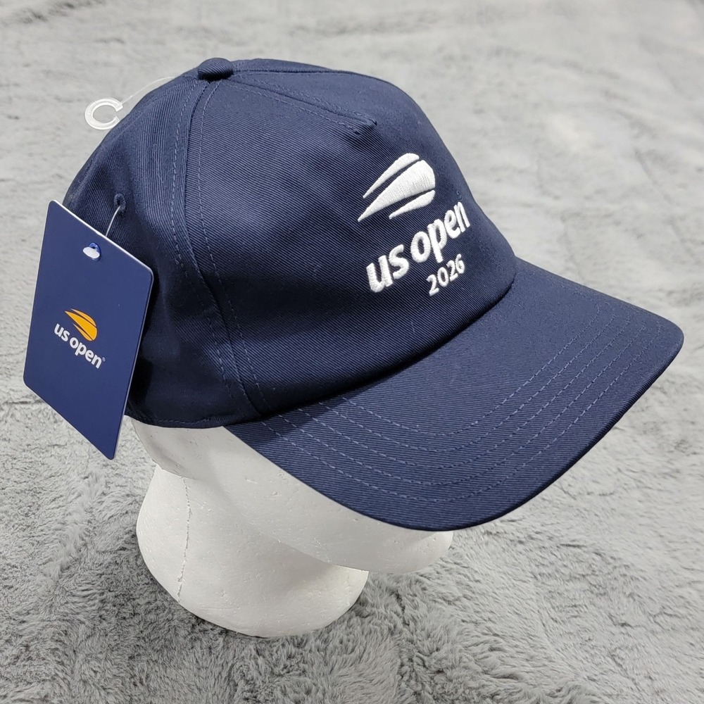 US Open 2026 Premier Hat Cap Snap Back Mens One Size Blue Tennis American Needle